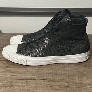 Converse Chuck Taylor All-Star High Top Women’s Shoes Size 9 Black/Silver